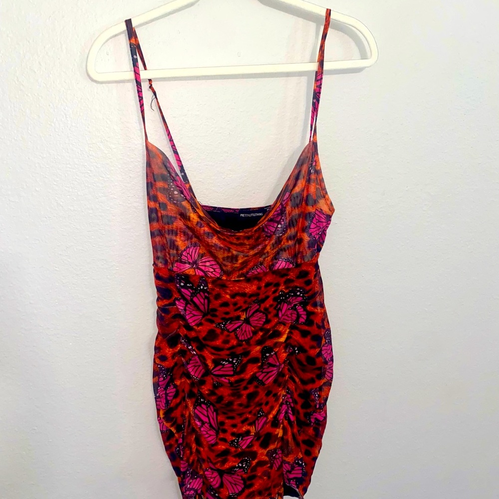 PrettyLittleThing Butterfly Dress